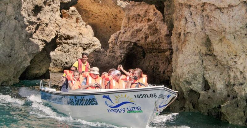 Lagos: Ponta da Piedade Rock Formations Guided Boat Tour - Inside the Ponta da Piedade Caves