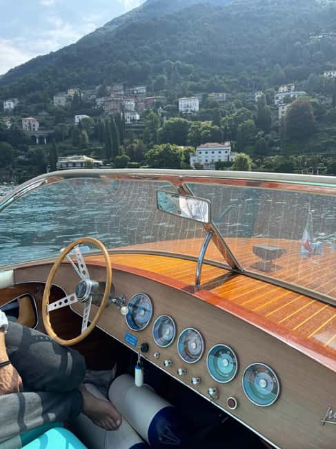 Lake Como: Classic Wooden Boat Cruise Shared Tour - Return to S. Agostino