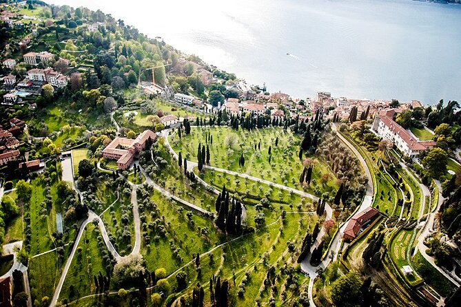Lake Como Helicopter Tour with Stop for Lunch - Glitz and Glamour in Laglio and Nesso