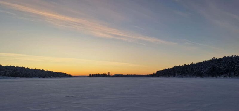 Lake Inari Daytime Hydrocopter Adventure Tour - The Hydrocopter Experience on Inari Lakes Frozen Surface