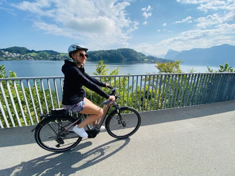 Lake Lucerne Peninsula e-bike Tour - Riding Through Lucerne’s City and Lakeside Cycle Ways