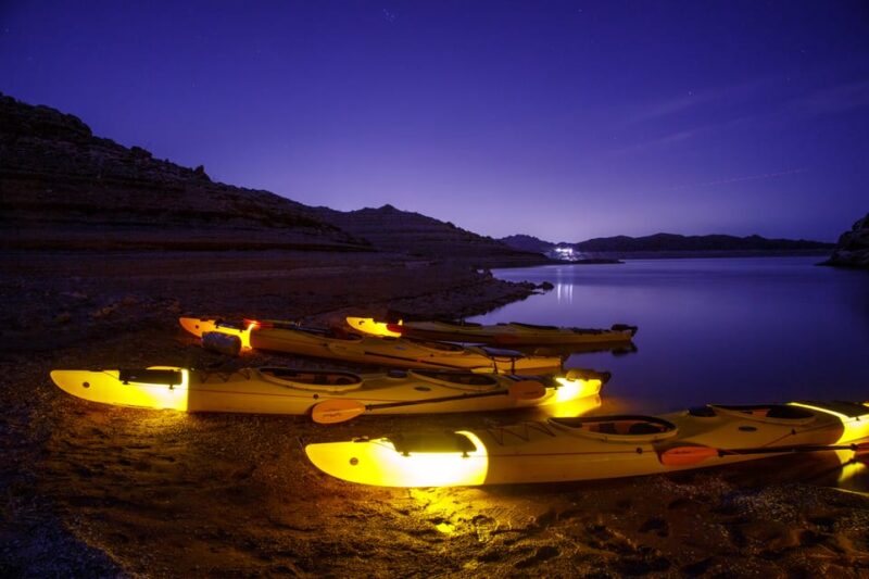 Lake Mead: Sunset Kayaking Tour with Dinner and Campfire - Physical Requirements and What to Bring