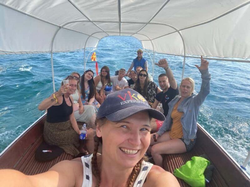 Lake Ohrid: Boat tour Bay of Bones, Sv. Naum with BBQ - Stunning Lake Ohrid Boat Tour with Bay of Bones, Sv. Naum, and BBQ for $354