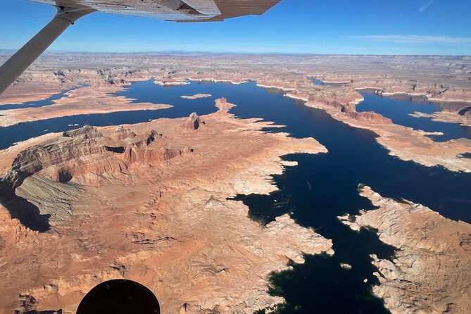 Lake Powell & Canyonlands National Park Scenic Charter - An Electrifying Aerial View of Lake Powell and Glen Canyon Dam