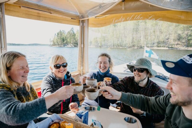 Lake Saimaa story cruise by Ecoboat in Puumala - Captain Artos Storytelling and Local Knowledge