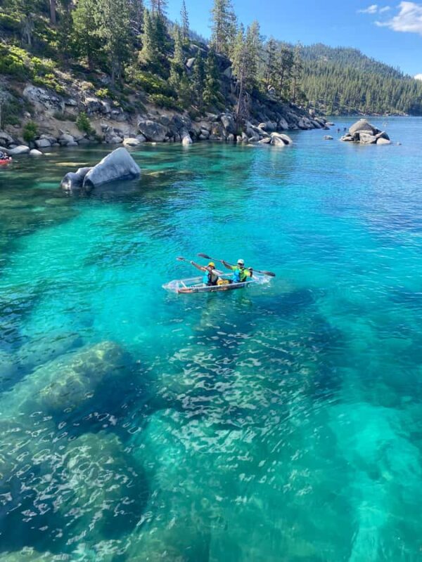 Lake Tahoe: Clear Kayak Tour - Iconic Granite Boulders and a Beach Access for Swimming