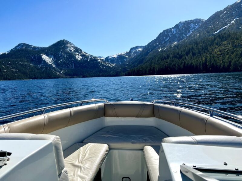 Lake Tahoe: Private Sightseeing Cruise on Lake Tahoe 4 hours - From the Marina to Emerald Bay’s Scenic Marvels