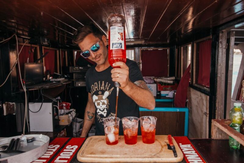 Lampedusa: Pirate Ship Boat Tour with Lunch and Music - The Food and Drinks Aboard the Galleon