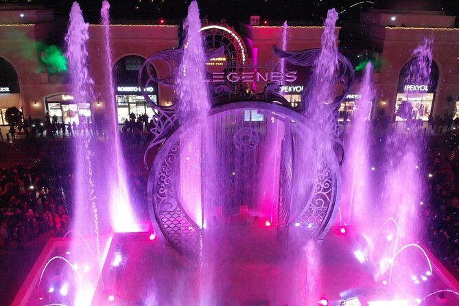 Land of Legends Night Show with Round Transfer from Side - Timing and Pacing: Balancing Shopping and Entertainment