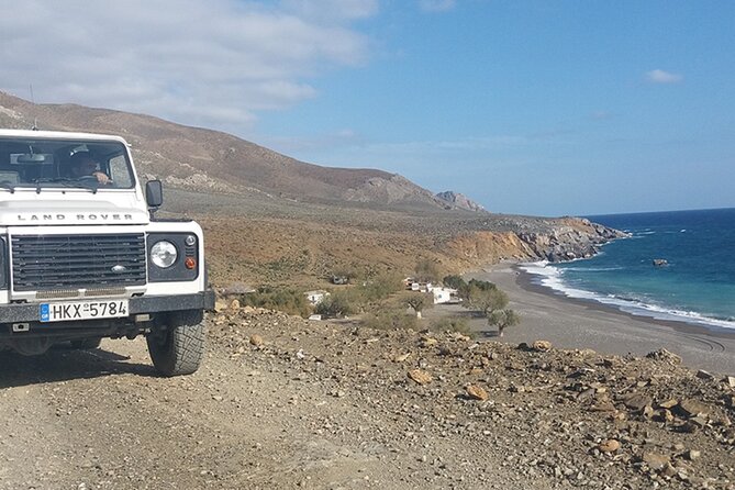 Land Rover Safari: Tripitis Gorge and Beach, South Crete - Tasting Local Products in Loukia