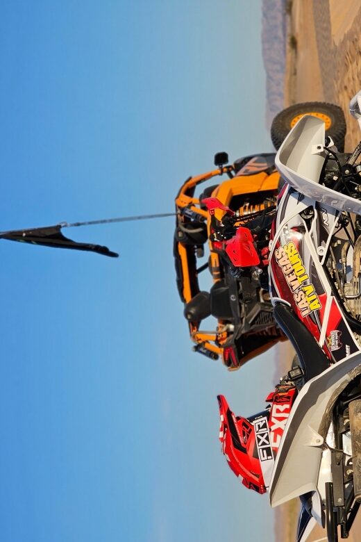 Las Vegas: Amazing Mojave Desert Nellis Dunes ATV Tour. - The ATV Fleet and Safety Equipment