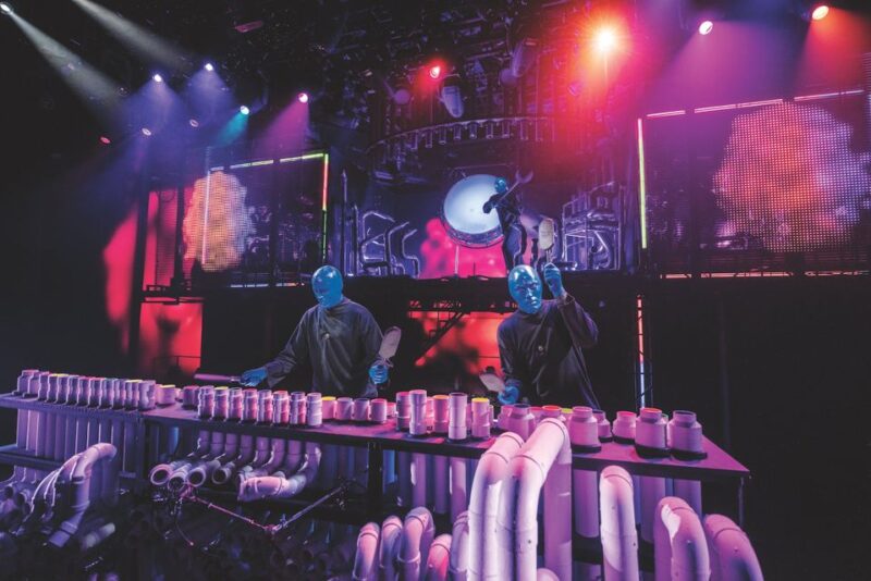 Las Vegas: Blue Man Group Show Ticket at Luxor Hotel - The Visual and Audio Spectacle of the Show