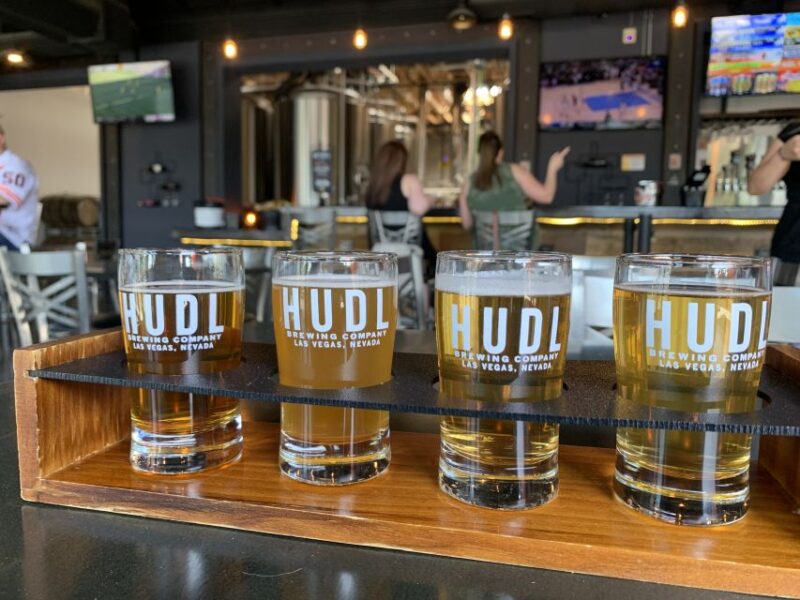 Las Vegas: Brewery Tour by Party Bus with 3 Flights of Beer - Exploring Downtown Las Vegas Craft Beer Hotspots