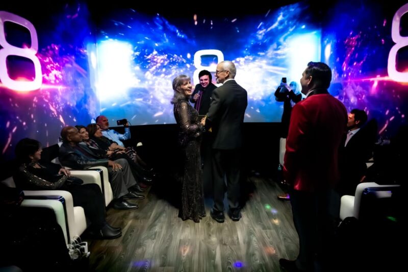 Las Vegas: Cosmic Space Wedding + Spectacular Photography - The Experience Includes Wall-to-Wall HD Visuals and Soundscapes