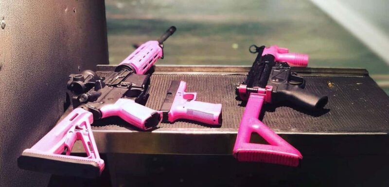 Las Vegas: Femme Fatale Shooting Experience - Exploring the Firearms: Glock 17, MP5, and Pink M4
