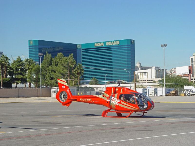 Las Vegas: Grand Canyon Helicopter Air Tour with Vegas Strip - Starting Point at the VIP Papillon Helicopter Terminal