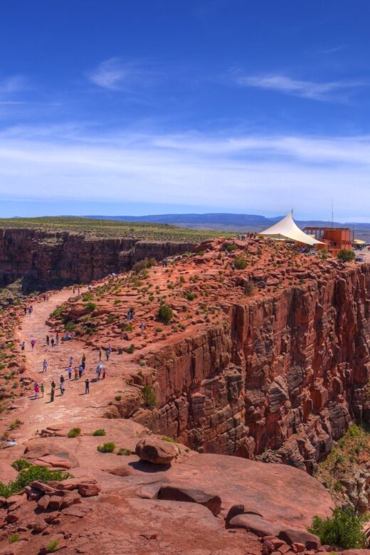 Las Vegas: Grand Canyon West Rim Tour with Optional Skywalk - Arrival at the Hualapai Tribal Village and Market