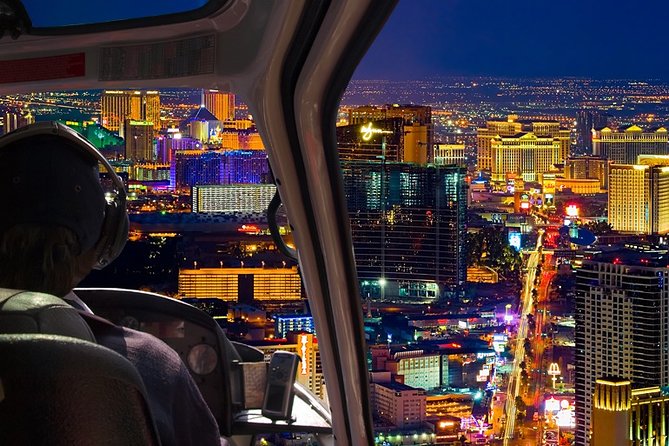 Las Vegas Helicopter Night Flight and Optional VIP Transportation - Key Points