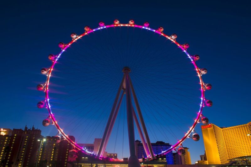 Las Vegas: High Roller Entry Ticket with In-Cabin Open Bar - Enjoy a Party Atmosphere with an All-Inclusive Open Bar