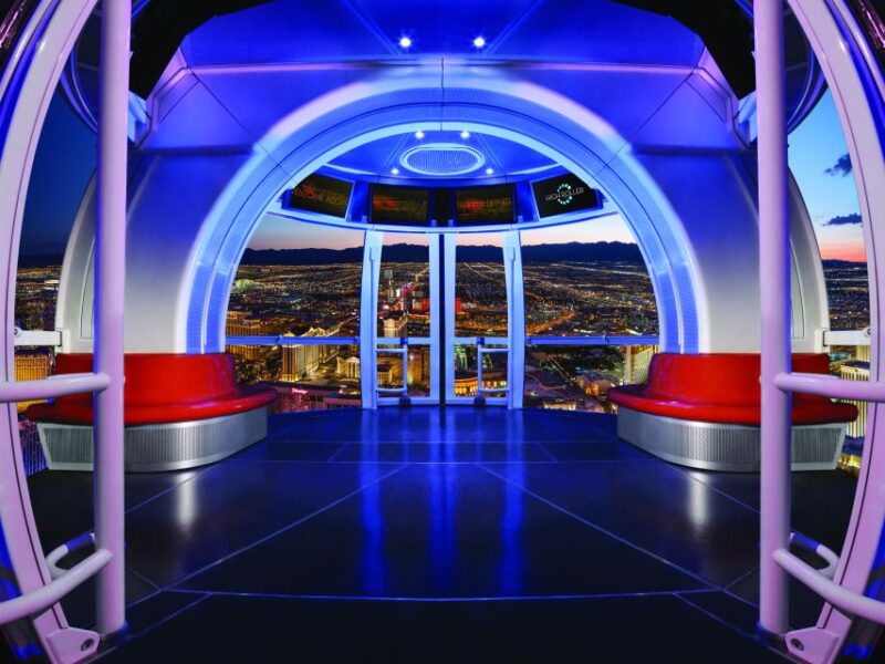 Las Vegas: High Roller Entry Ticket with In-Cabin Open Bar - The Cost and Value for Money