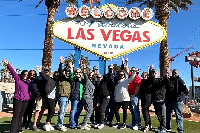Las Vegas Limo Bus Sightseeing Tour with Iconic Photo Stops - Key Points