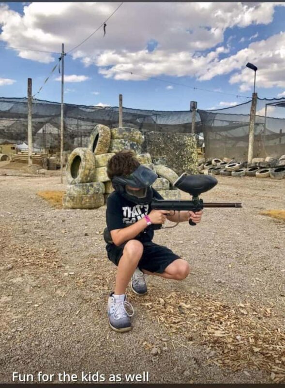 Las Vegas: Medium Impact Paintball Experience - The Experience Provider and Support