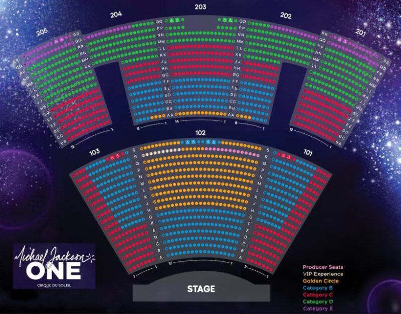 Las Vegas: Michael Jackson ONE by Cirque du Soleil Ticket - How to Find the Venue: From Mandalay Bay Front Desk to the Show Location