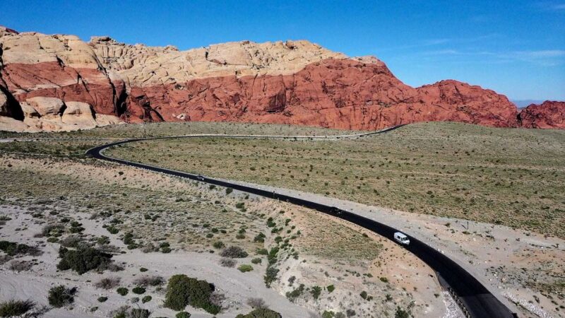 Las Vegas: Mojave, Red Rock Sign and 7 Magic Mountains Tour - Red Rock Canyons sandstone cliffs and Keystone Thrust