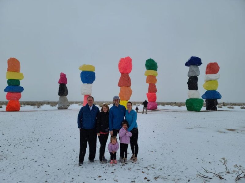 Las Vegas: Mojave, Red Rock Sign and 7 Magic Mountains Tour - Pacing and physical activity expectations