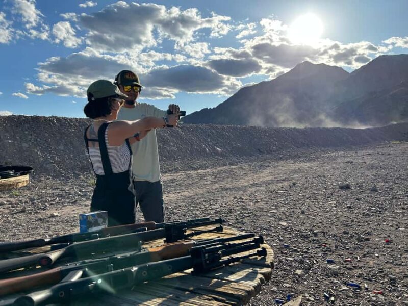 Las Vegas: Outdoor Machine Gun & Rifle Shooting with Pickup - Scenic Desert Views During Your Shooting Session