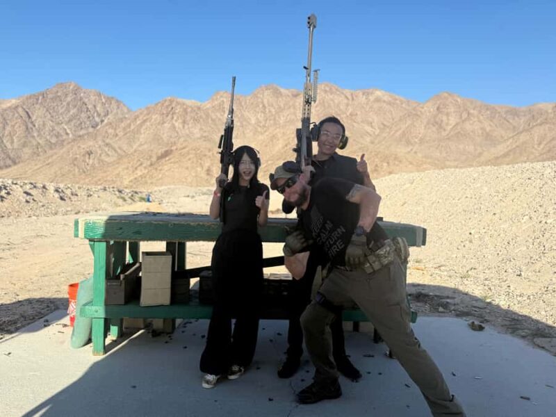 Las Vegas: Outdoor Machine Gun & Rifle Shooting with Pickup - Tour Pacing and Duration