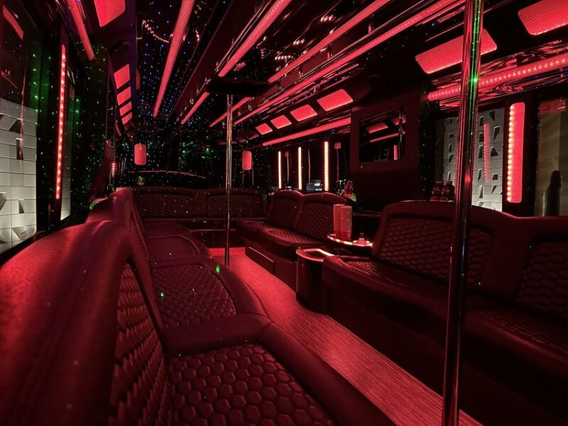 Las Vegas: Party Bus Nightlife Guided Tour - Key Points