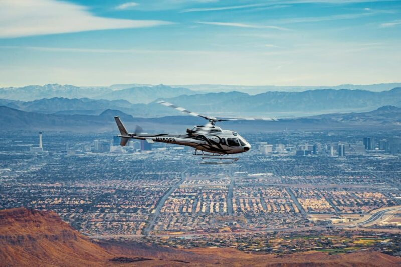 Las Vegas: Red Rock Canyon and Vegas Strip Helicopter Tour - Included Amenities and Optional Extras