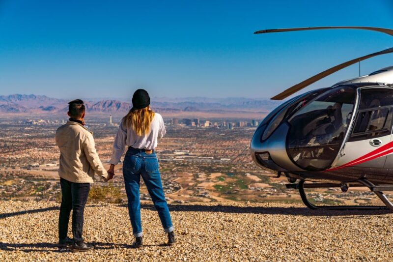 Las Vegas: Red Rock Canyon Helicopter Landing Tour - Champagne and Scenic Serenity at a Private Vista