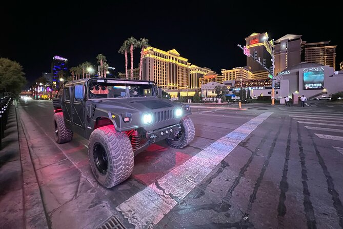Las Vegas Strip Adventure: Sightseeing Tour in a Military Hummer - Pricing, Booking, and Cancellation Policies