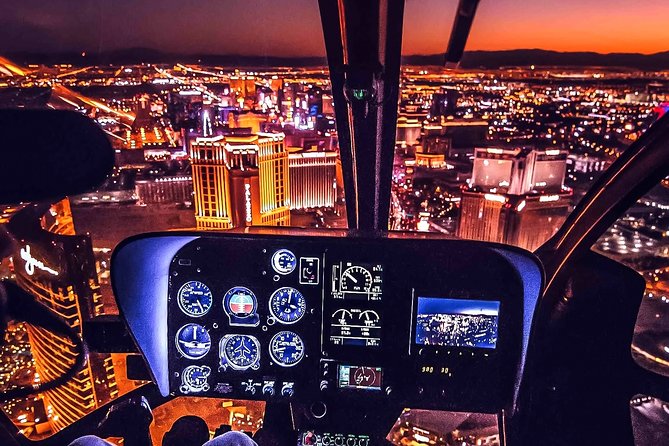 Las Vegas Strip Helicopter Night Flight with Optional Transport - Key Points