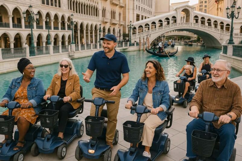Las Vegas Strip: Mobility Scooter Tour W/ Lunch - Additional Features: Music, Fun Facts, and Photo Props