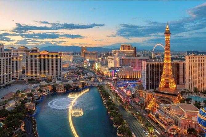 Las Vegas Strip: Past & Present Glory Self-Guided Adventure - Spectacular Fountain Show at Caesars Palace