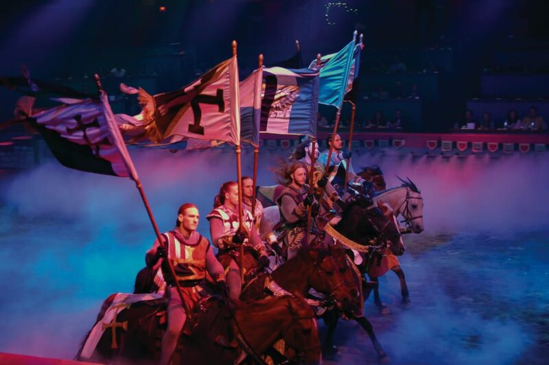 Las Vegas: Tournament of Kings Show at Excalibur - Knights, Horses, and Jousting: The Core of the Show