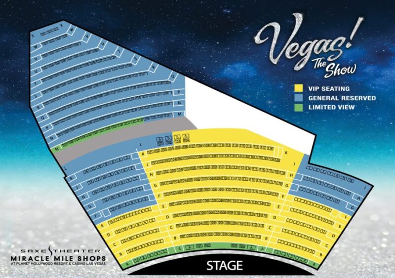 Las Vegas: Vegas! The Show Ticket - The Saxe Theater: A Modern Venue for Classic Vegas Shows
