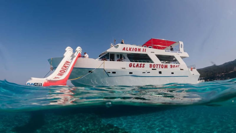 Latchi: Blue Lagoon Glass Bottom Boat Cruise with Drinks - Key Points