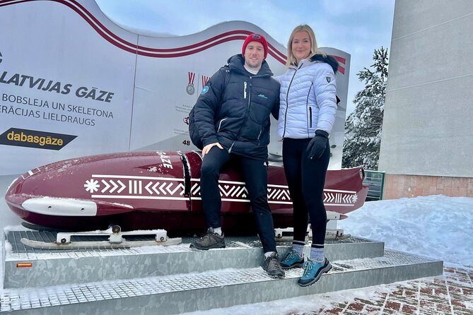Latvia Bobsleigh and luge track ride experience (Summer Bob) - Hassle-Free Private Transportation from Riga