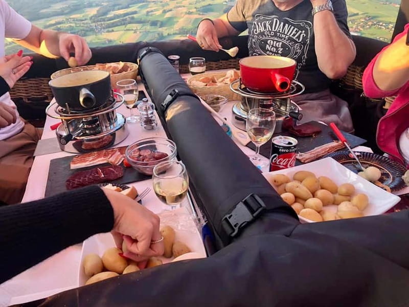 Lausanne: Swiss Fondue Flight in a Hot Air Balloon - Lausanne: Swiss Fondue Flight in a Hot Air Balloon