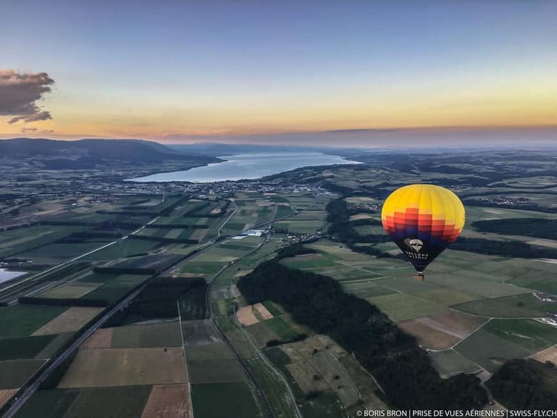 Lausanne: Swiss Fondue Flight in a Hot Air Balloon - Soaring Over the Vaud Countryside and Lake Geneva