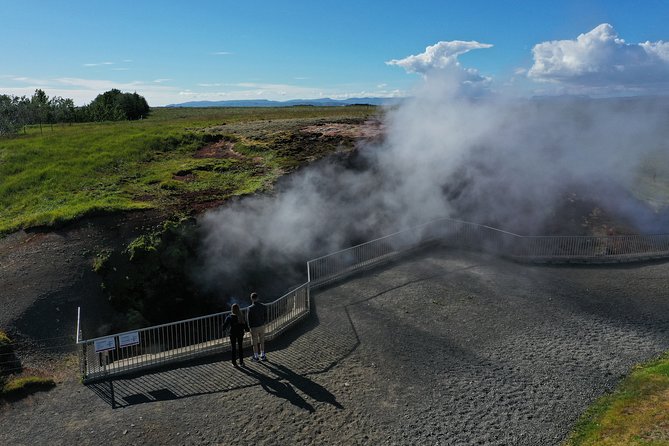 Lava Waterfalls, Sagas & Unique Canyon Baths - Small Group Tour - Marvel at Hraunfossar Waterfalls Over Ancient Lava Fields