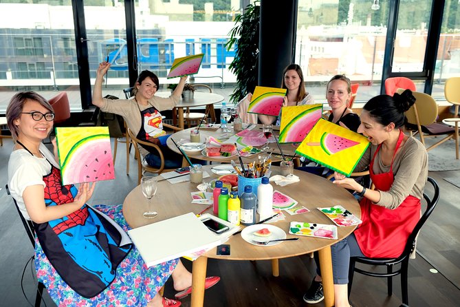 Learn to paint in Prague & sip some wine! - The Artistic Options: Choose Your Favorite Image to Paint