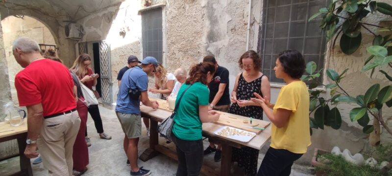 Lecce: Pasta Making Class in 1400s-Era Courtyard with Wine - The Expertise of the Local Cook Guides