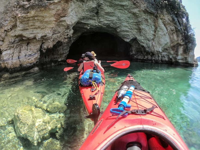 Lefkada:Nydri, Scorpios Kayak Odyssey Island Hopping - Traditional Greek Lunch on a Secluded Beach