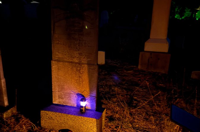 Legends and Lights Paranormal Tour of Placerville Union Cemetery - The Guide and Tour Atmosphere