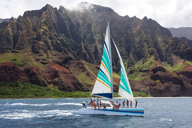 Leila Na Pali Sunset Dinner Sail - Kauai’s Na Pali Coast from the Water
